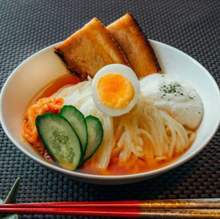 山かけとろろの健康冷麺　